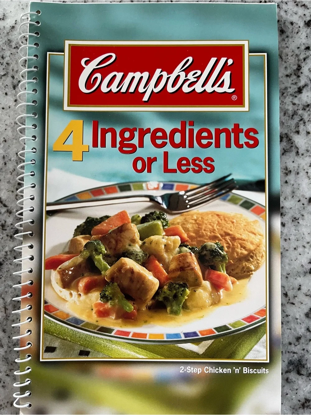 Campbell’s Recipe Book Lot of 3 Spiral Cookbooks Casseroles Slow Cooker 4 Ingred